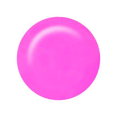 Swatch of IBD Chic to Chic – electric hot pink gel polish with a vibrant cream finish and brilliant shine.